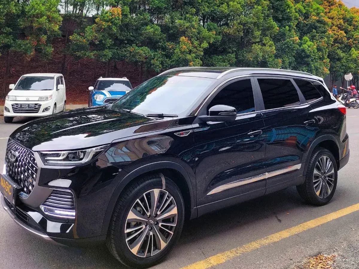 Chery Tiggo 8 Pro Max setelah Ceramic Coating di Magic Detailing
