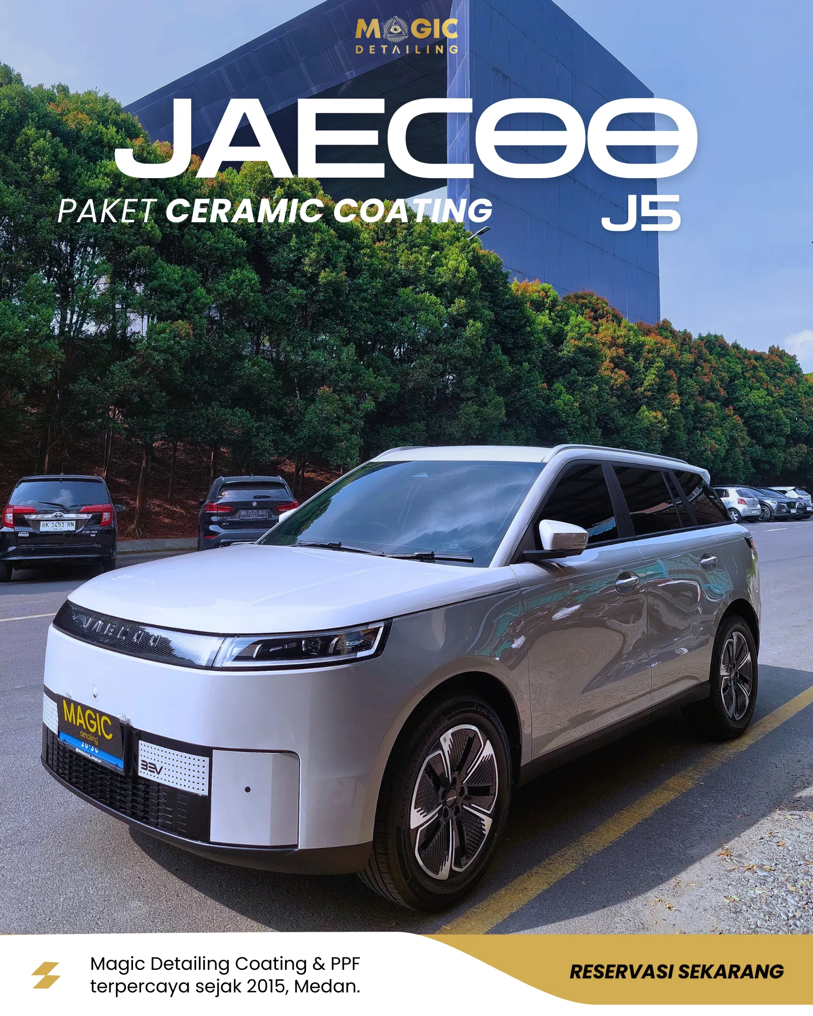 magic detailing medan spesialis detailing coating ppf kaca film medan