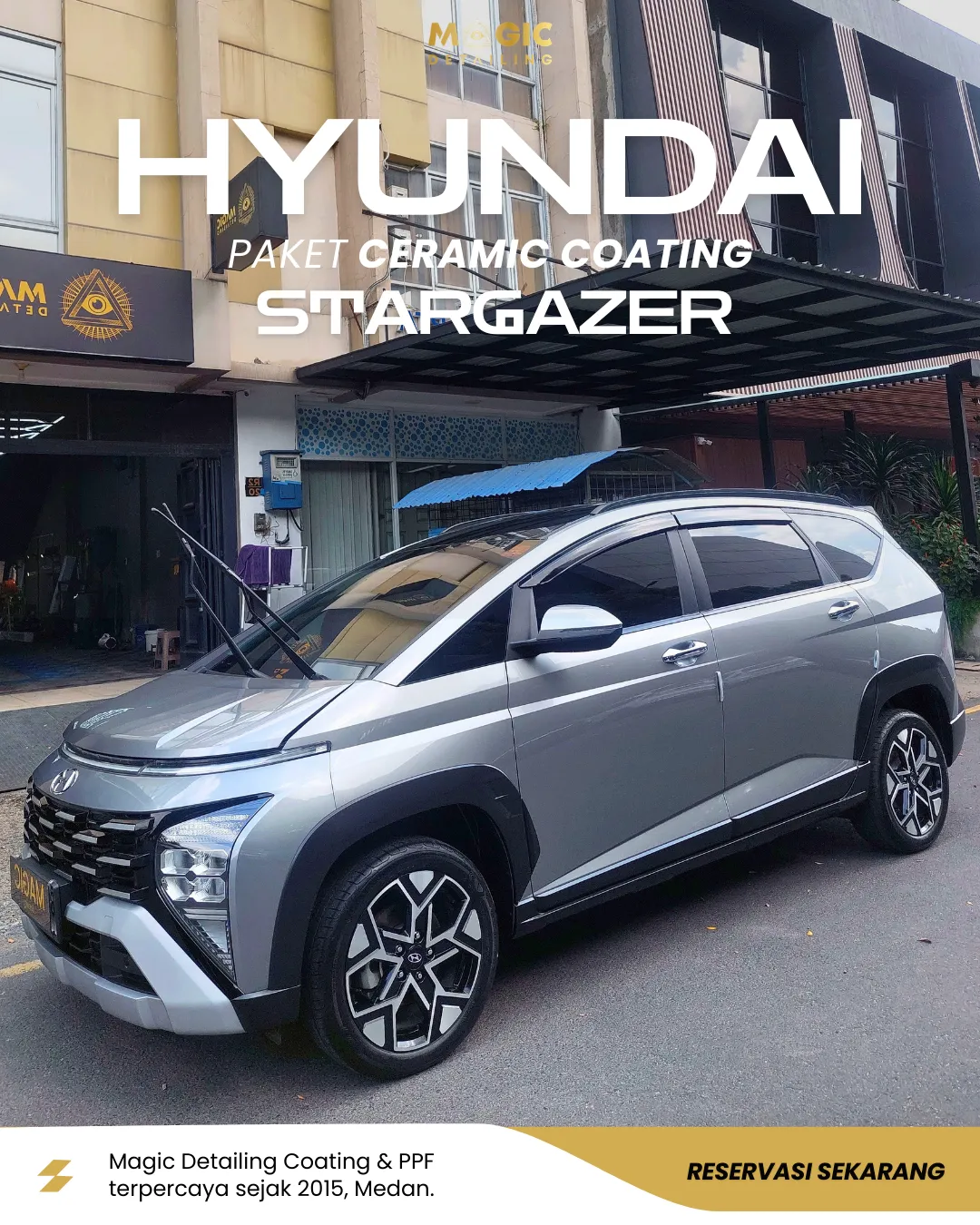 magic detailing medan spesialis detailing coating ppf kaca film medan