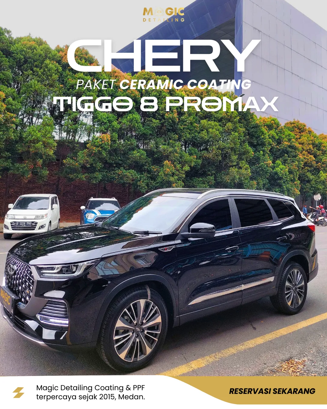 magic detailing medan spesialis detailing coating ppf kaca film medan