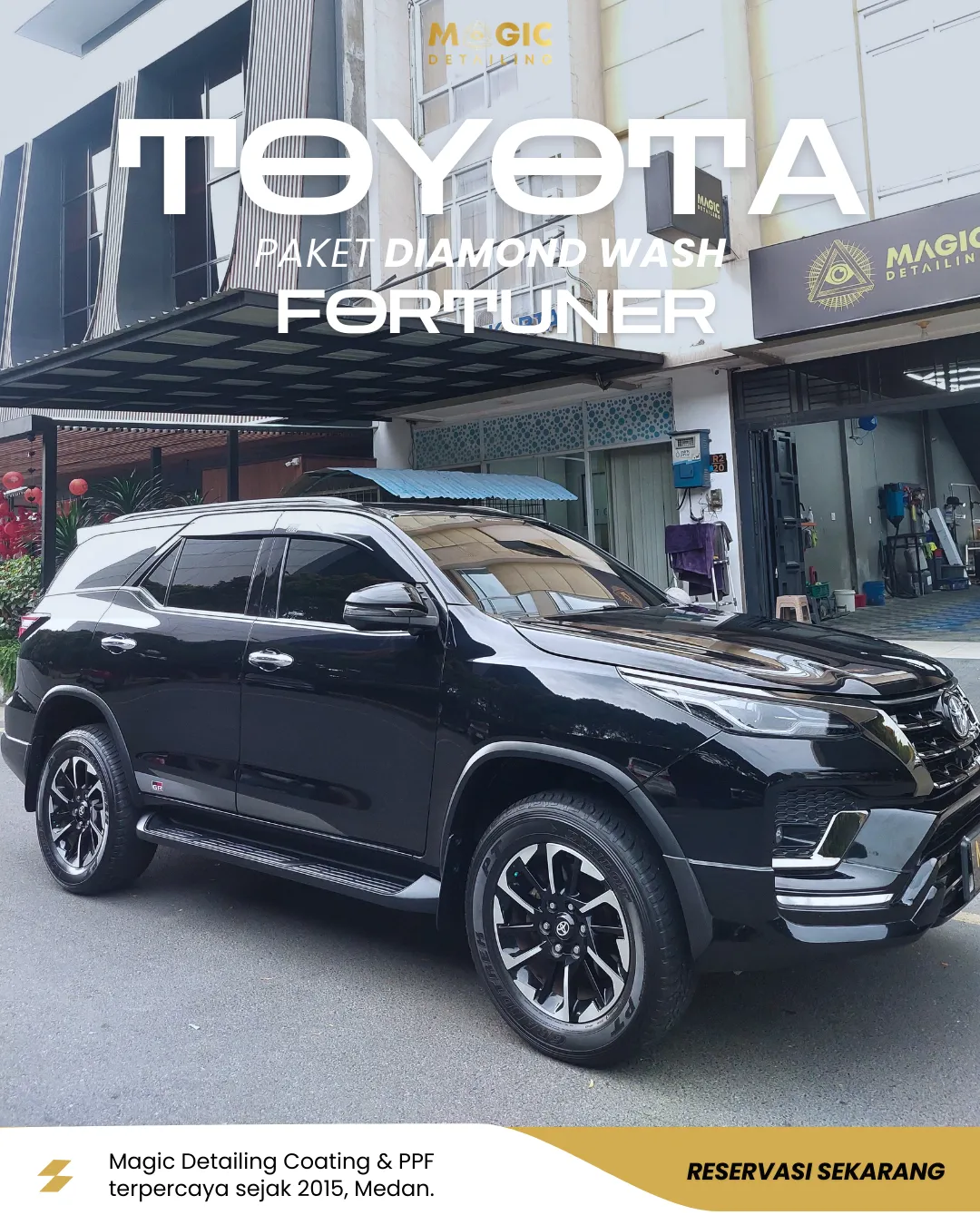 magic detailing medan spesialis detailing coating ppf kaca film medan