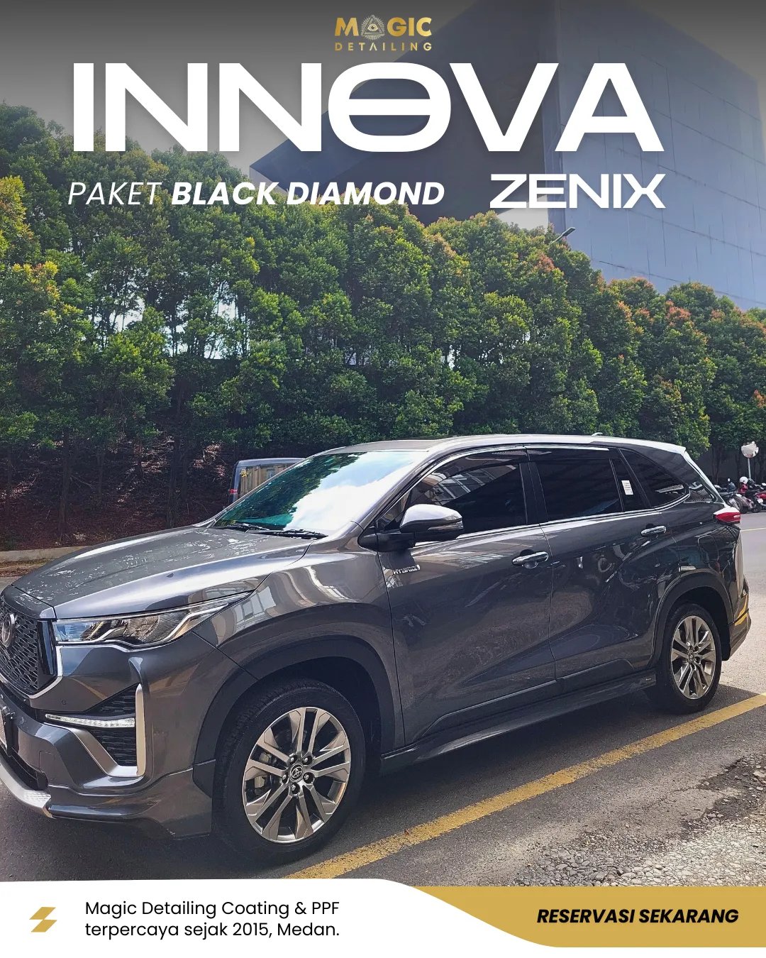 magic detailing medan spesialis detailing coating ppf kaca film medan