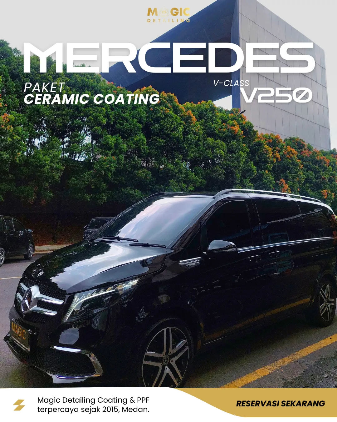 magic detailing medan spesialis detailing coating ppf kaca film medan