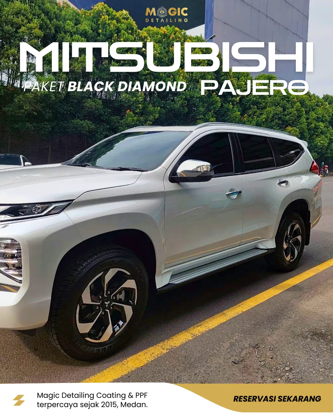 magic detailing medan spesialis detailing coating ppf kaca film medan