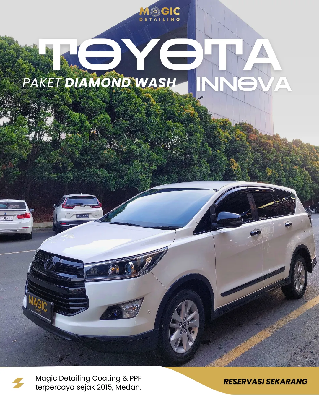 magic detailing medan spesialis detailing coating ppf kaca film medan