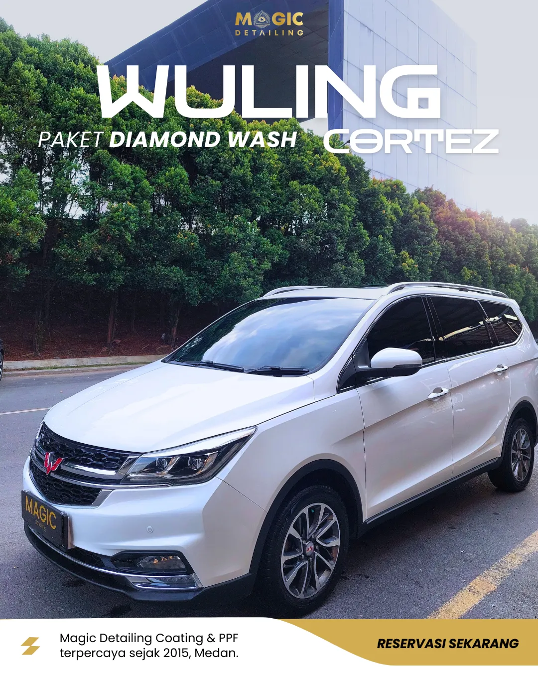 magic detailing medan spesialis detailing coating ppf kaca film medan